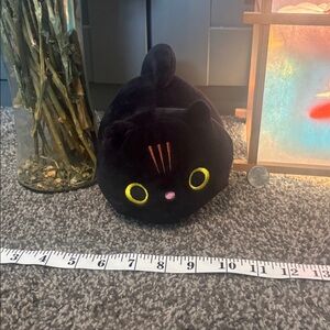 FREE WITH BUNDLE Cute black kitty plush